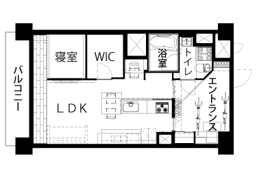 リノベーション後の間取り図