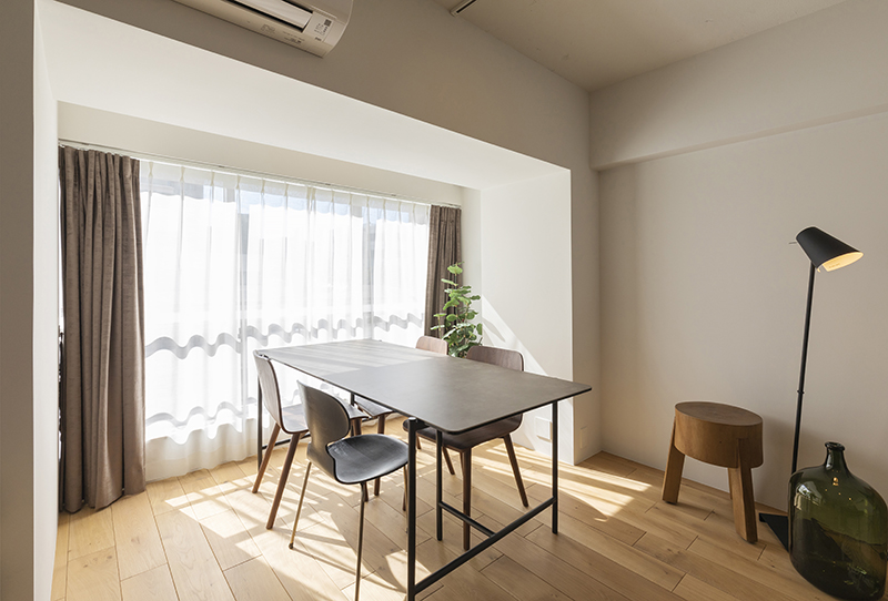 日当たりのよい部屋