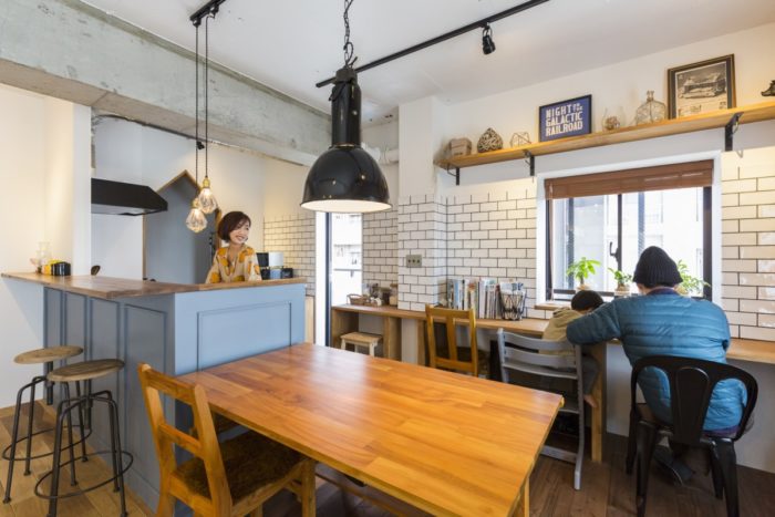 ブルックリンのカフェをテーマに住まいづくり