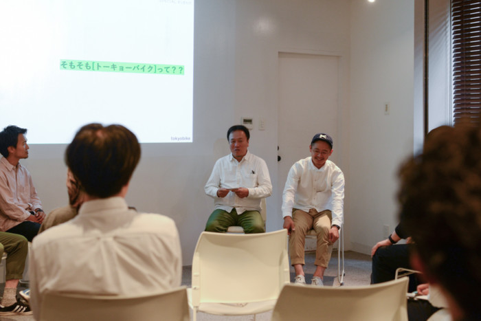 tokyobike 代表取締役 金井一郎さん（写真左）、見城ダビデさん（写真右）