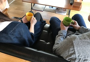 当時を振り返るふたり