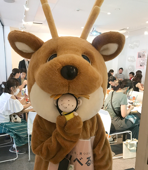 鹿の着ぐるみ