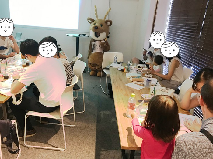 ワークショップをするご家族
