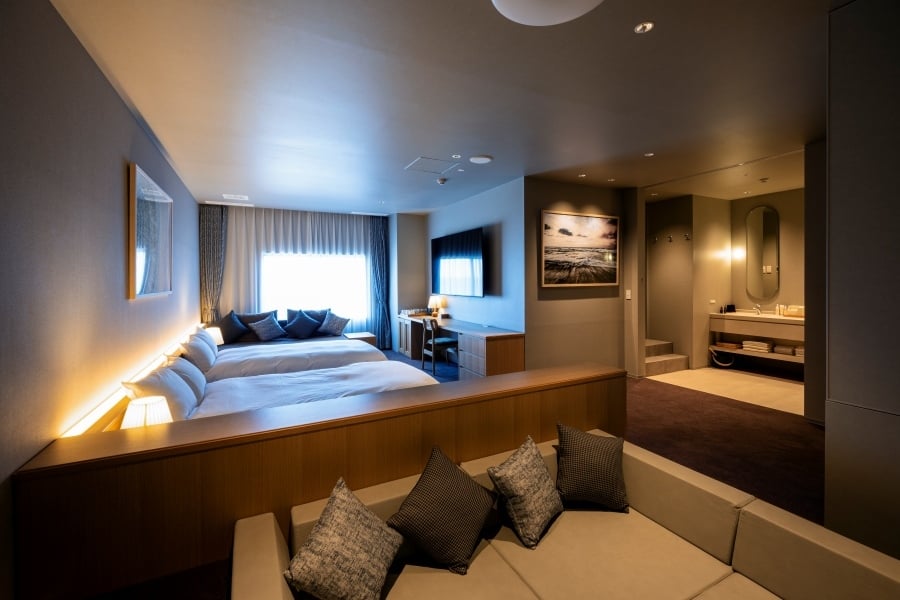 大洗パークホテル客室(1-1)©Anna Nagai