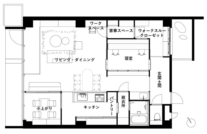 横川間取り図