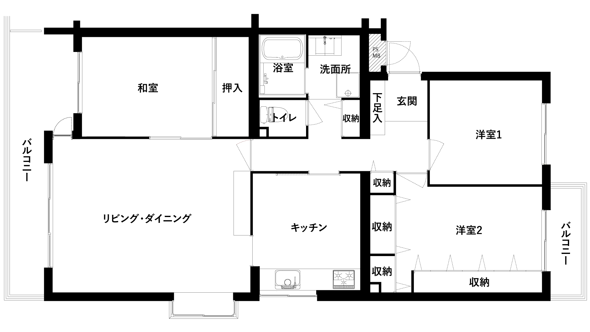 間取り図(before)