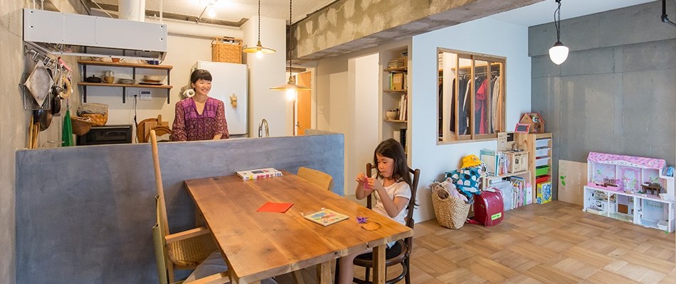 部屋じゅうをめぐる風と光、ドアのない家 | 東京都世田谷区の