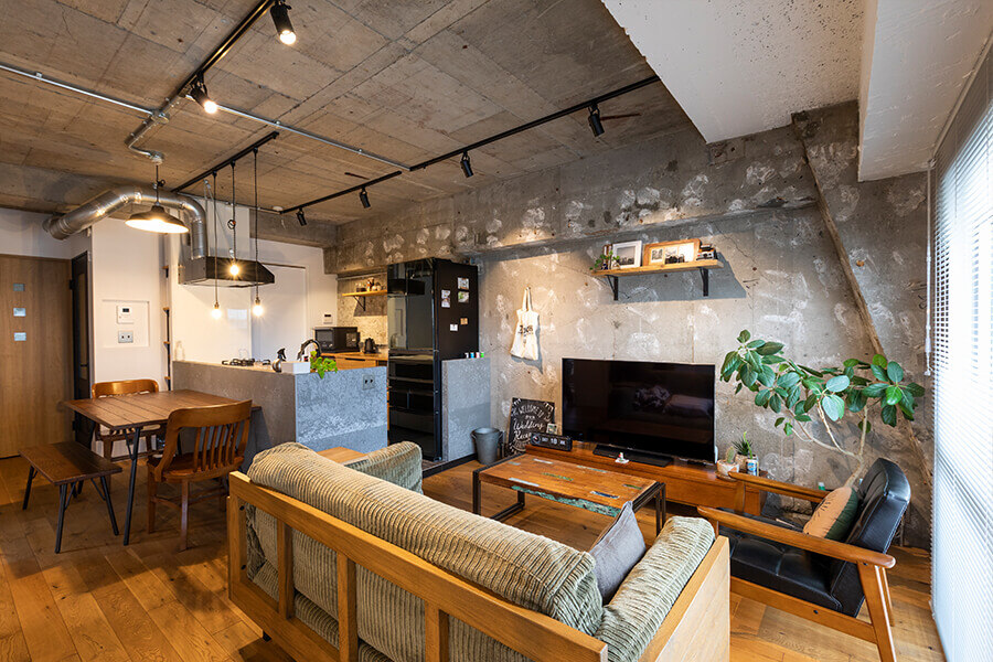 熊本市東区【6/14(土)・15(日)】77㎡・家事の負担を軽減する技あり間取り！インダストリアルテイストのリノベ空間を見に行こう